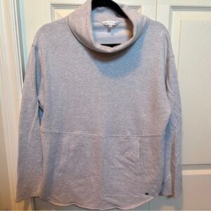 Northern Reflections Light Gray Cowl Neck Sweater